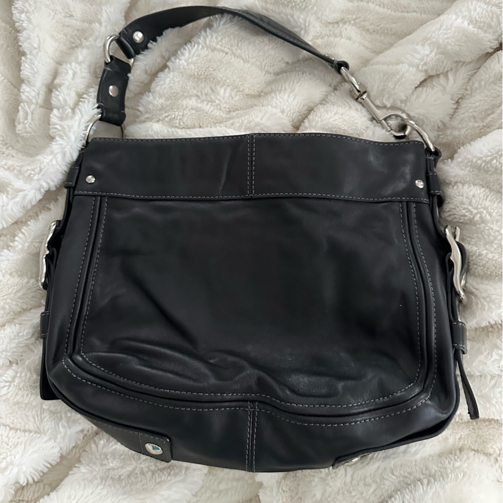 Coach Zoe Black Hand Bag